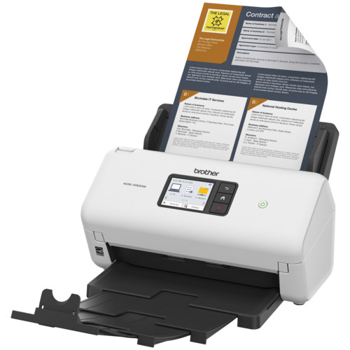 Brother ADS-3300W Wireless High-Speed Desktop Scanner for Small Office & Home Office Professionals