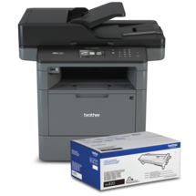 BUNDLE - Brother MFC-L5800DW Business Monochrome Laser Multifunction with TN820 Black Toner Cartridge