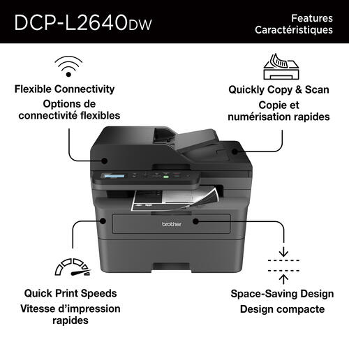 Brother DCPL2640DW Compact Monochrome Laser Multifunction