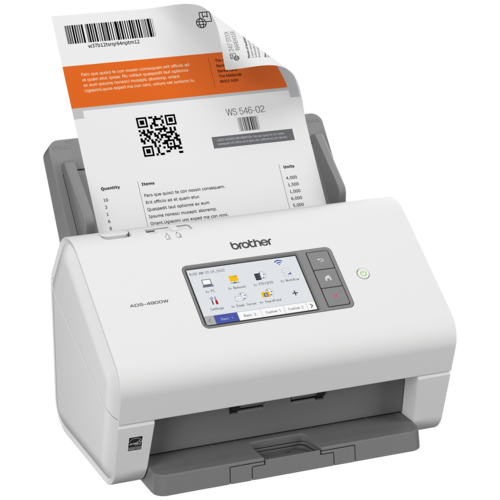 Brother ADS-4900W Professional Desktop Scanner for Busy Workgroups with High Scan Volumes