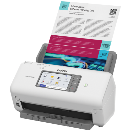 Brother ADS-4700W Professional Desktop Scanner for Business Workgroups
