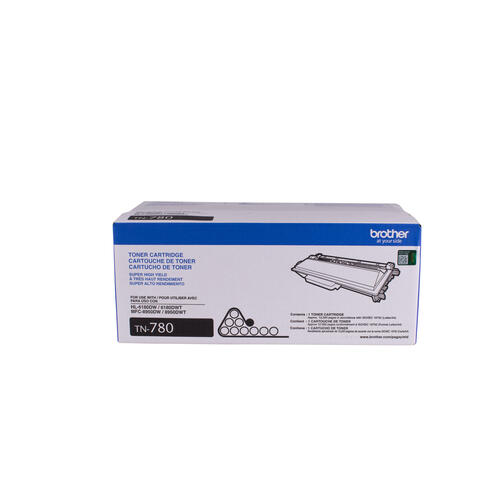 Brother TN780 Black Toner Cartridge, Super High Yield