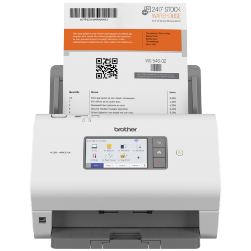 Brother ADS-4900W Professional Desktop Scanner for Busy Workgroups with High Scan Volumes