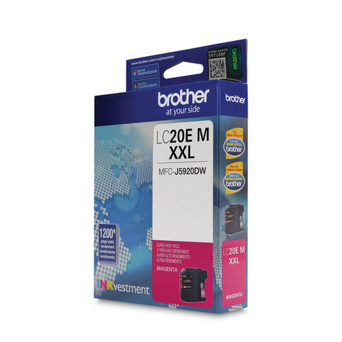 Brother LC20EMS INKvestment Magenta Ink Cartridge, Super High Yield (XXL Series)