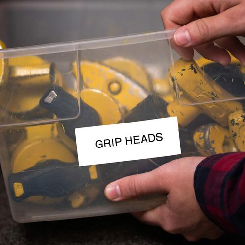 Brother Genuine TZe-S261 Black on White Extra Strength Adhesive Tape for P-touch Label Makers, 36 mm wide x 8 m long