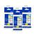 Brother Genuine TZE233PKBUND 3-Pack of TZE231 12 mm Black on White Laminated Tape Bundle