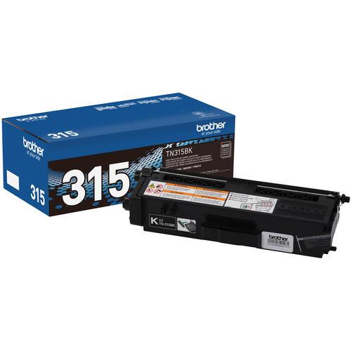 Brother TN315BK Black Toner Cartridge, High Yield