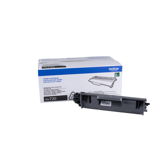 Brother TN720 Black Toner Cartridge, Standard Yield