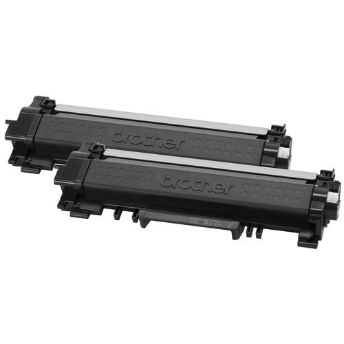 Brother Genuine TN760 2PK High-Yield Black Toner Cartridge Multipack