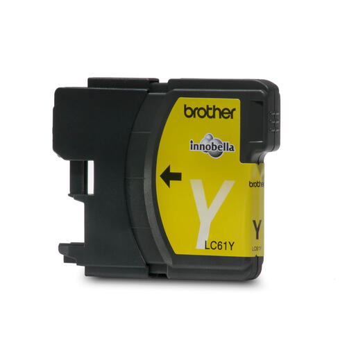 Brother LC61YS Innobella  Yellow Ink Cartridge, Standard Yield
