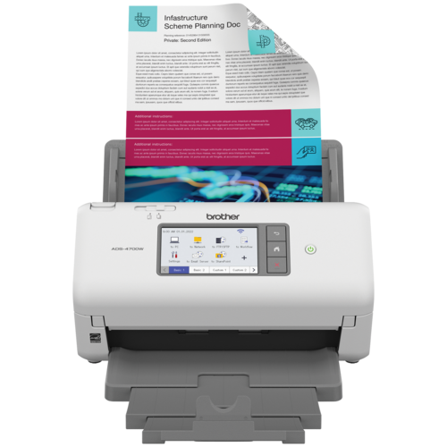 Brother ADS-4700W Professional Desktop Scanner for Business Workgroups