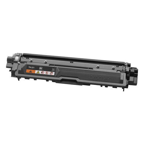 Brother TN221BK Black Toner Cartridge, Standard Yield