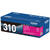 Brother TN310M Magenta Toner Cartridge, Standard Yield