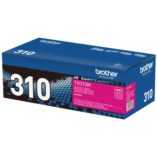 Brother TN310M Magenta Toner Cartridge, Standard Yield