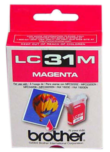 Brother LC31M Innobella  Magenta Ink Cartridge, Standard Yield