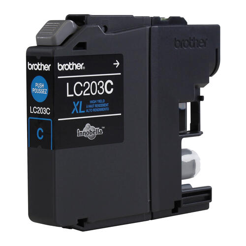 Brother LC203CS Innobella  Cyan Ink Cartridge, High Yield (XL Series)