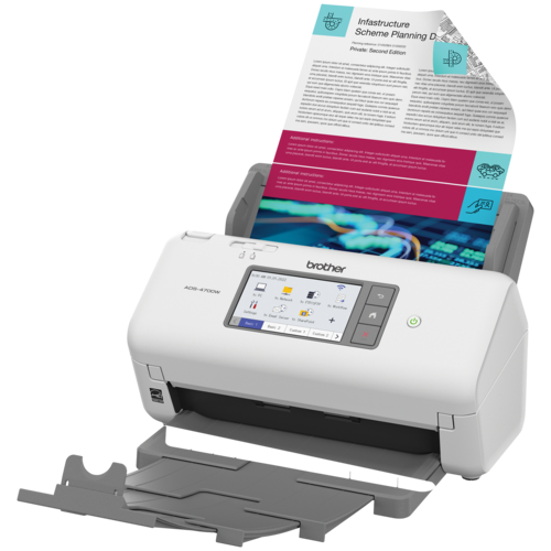 Brother ADS-4700W Professional Desktop Scanner for Business Workgroups