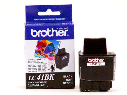 Brother LC41BK Innobella  Black Ink Cartridge, Standard Yield