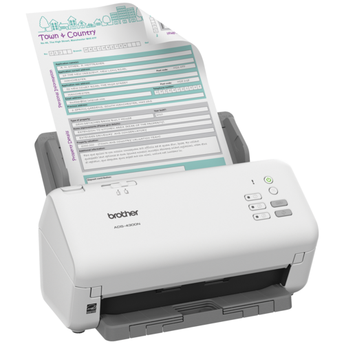 Brother ADS-4300N Professional Desktop Scanner for Business Workgroups