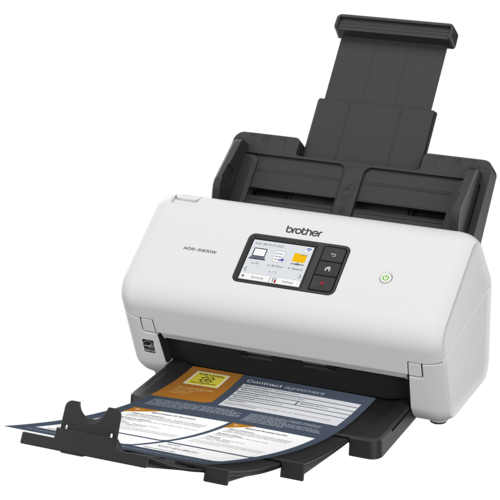 Brother ADS-3300W Wireless High-Speed Desktop Scanner for Small Office & Home Office Professionals
