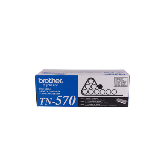 Brother TN570 Black Toner Cartridge, High Yield