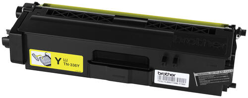 Brother TN336Y Yellow Toner Cartridge, High Yield