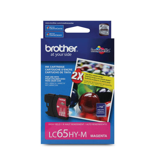 Brother LC65HYMS Innobella  Magenta Ink Cartridge, High Yield
