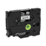 Brother HGES2215PK Black on White HGe 9 mm (0.35") Tape with Extra Strength Adhesive, 8 m (26.2')   5 Pack