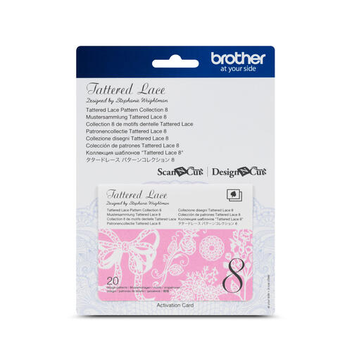 Brother CATTLP08 Collection 8 de motifs en dentelle