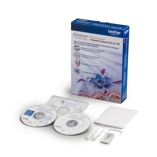Brother PRCW1 PE-DESIGN® NEXT Version 9.2 + mise à niveau CW avec broderie blanche à 4 aiguilles