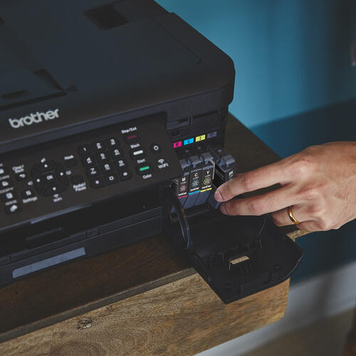 Brother MFC-J1012DW Imprimante tout-en-un à jet d'encre couleur sans fil avec impression recto verso et compatible avec appareils mobiles