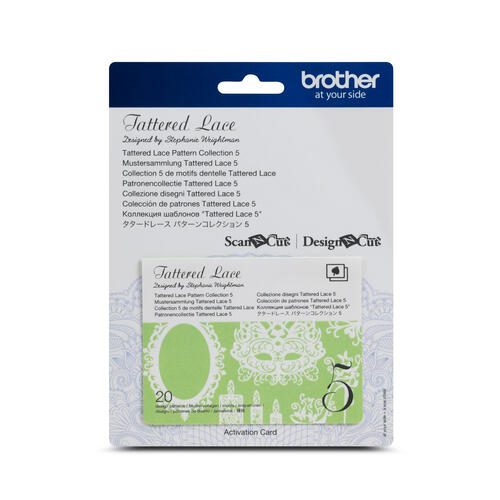 Brother CATTLP05 Collection 5 de motifs en dentelle