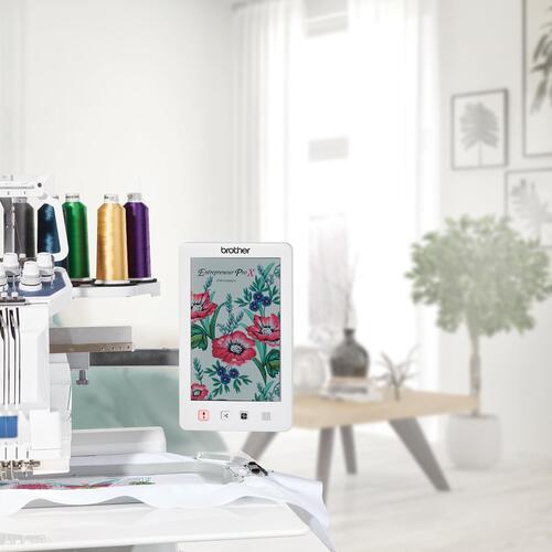 Brother PR1055X Machine à coudre, à courtepointe et à broder Entrepreneur® Pro X