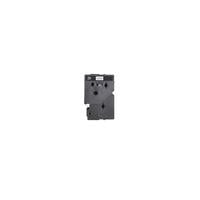 Brother TC201 Black on White 12 mm Tape for P-touch, 7.7 m