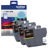 Brother LC4013PKS Ensemble de 3 cartouches d encre couleur à rendement standard d origine