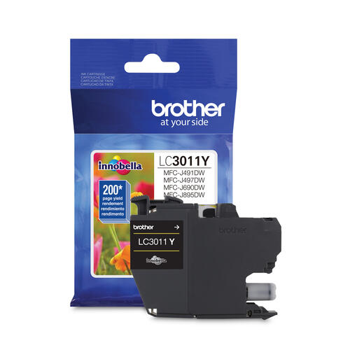Brother LC3011YS Cartouche d'encre jaune, rendement standard