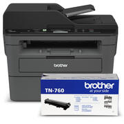 Ensemble Brother DCP-L2550DW Multifonction laser monochrome avec cartouche de toner noir à haut rendement TN760