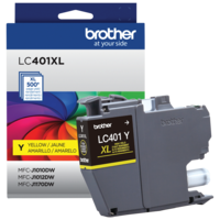 Brother LC401XLYS Cartouche d encre jaune à haut rendement d origine