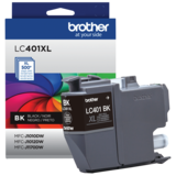 Brother LC401XLBKS Cartouche d encre authentique noire à rendement standard