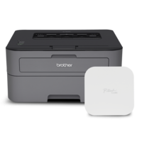 Ensemble Brother HL-L2320D avec étiqueteuse PT-P300BTAD P-touch CUBE