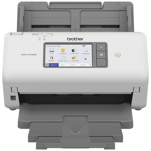 Brother ADS-4700W Scanner de bureau professionnel pour les entreprises et les groupes de travail