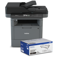 ENSEMBLE - Brother MFC-L5800DW Imprimante multifonction laser monochrome d affaires et TN820 Cartouche de toner noir
