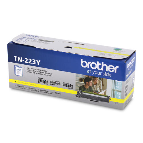 Brother TN-223Y Cartouche de toner jaune authentique à rendement standard