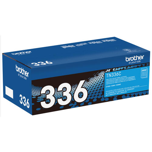 Brother TN336C Cartouche de toner cyan à haut rendement