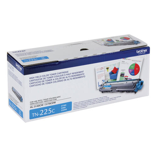Brother TN225C Cartouche de toner cyan à haut rendement