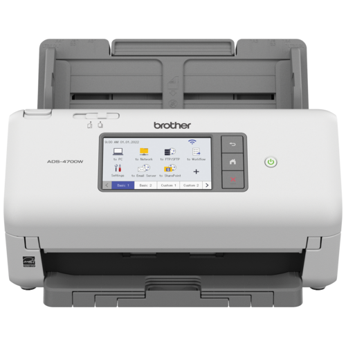 Brother ADS-4700W Scanner de bureau professionnel pour les entreprises et les groupes de travail