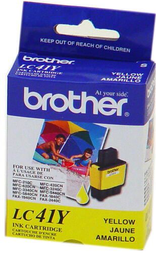 Brother LC41Y Cartouche d encre jaune Innobella  à rendement standard