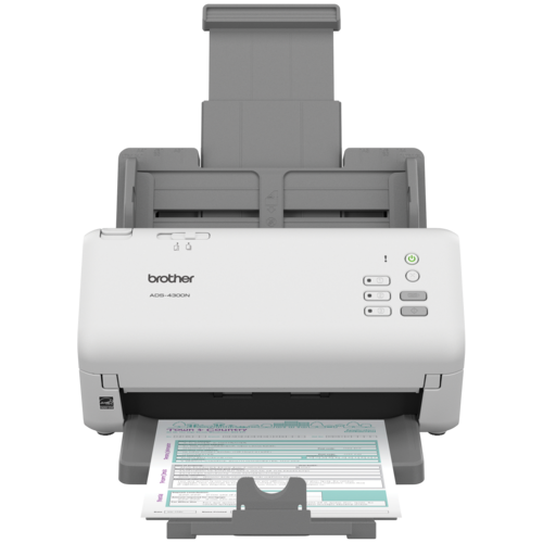 Brother ADS-4300N Scanner de bureau professionnel pour les entreprises et les groupes de travail
