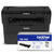 Ensemble Brother HL-L2395DW Multifonction laser monochrome avec cartouche de toner laser noir à haut rendement TN760