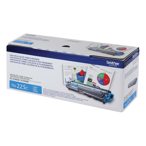 Brother TN225C Cartouche de toner cyan à haut rendement